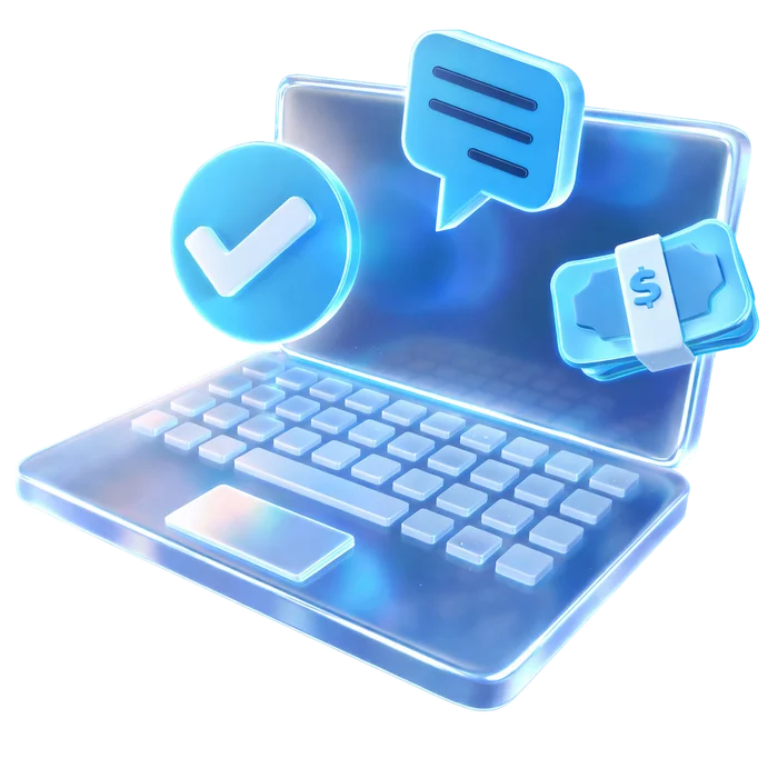 Ordinateur portable translucide